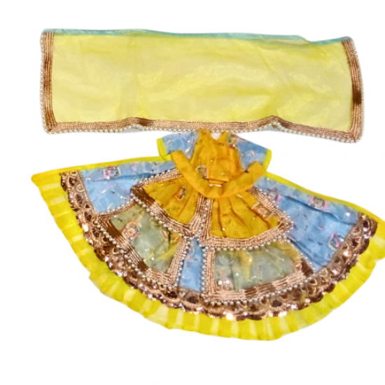 Iskon Style- Radha Krishna Heavy Dress for Janmashtami 