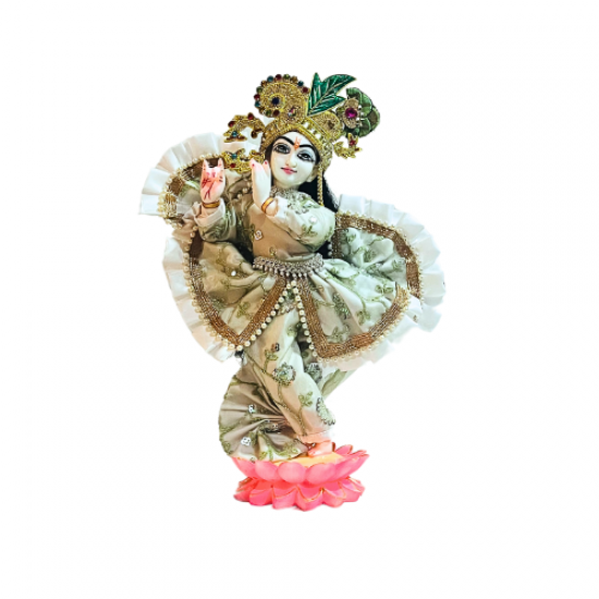 Iskon Style- Radha Krishna Heavy Dress for Janmashtami 