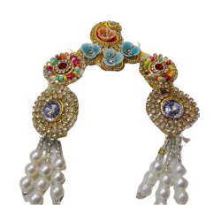 Beautiful Multicolor Chandrika - Radha Rani- Shri Ji-  Free Size